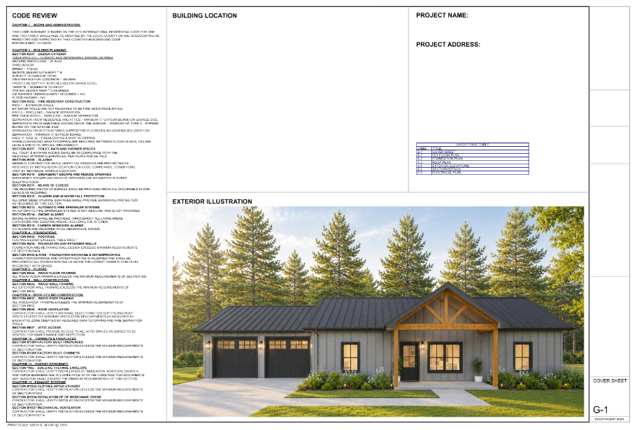 Sample 2 – House Projects