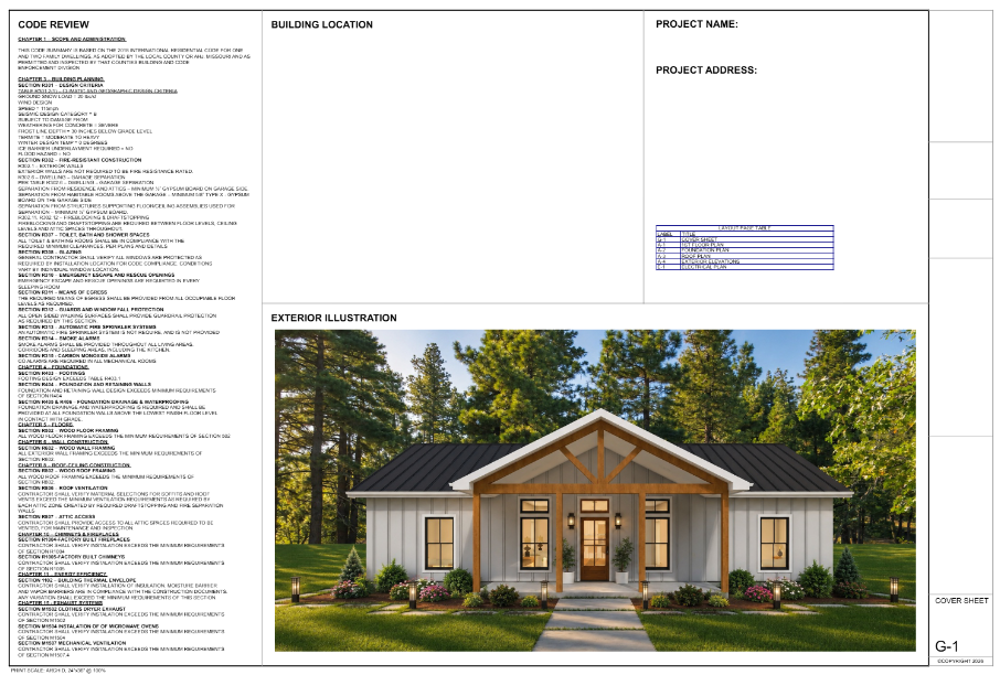 Sample 3 – House Projects